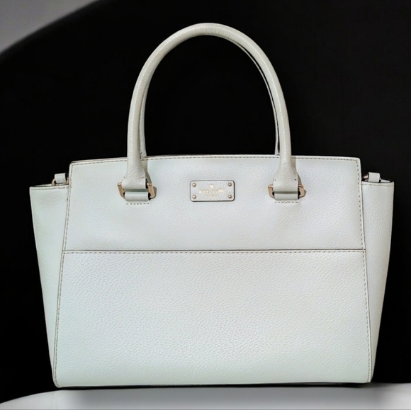 kate spade Handbags - Kate Spade Grove Street Lana Leather Tote Island Blue w/ Strap Work Bag